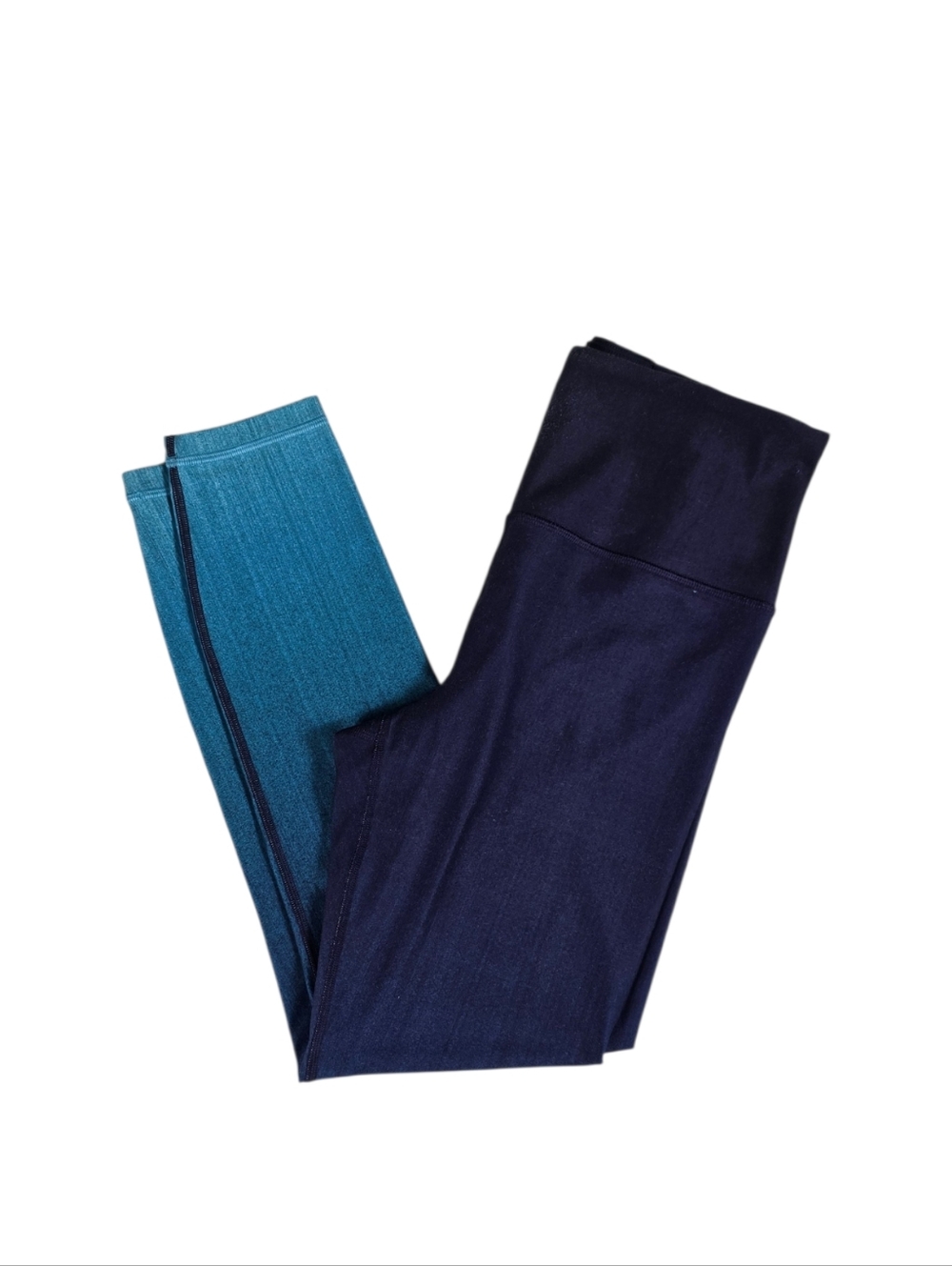 Athleta Elation High Rise 7/8 Tights Blue Ombre Small - Picture 5 of 16